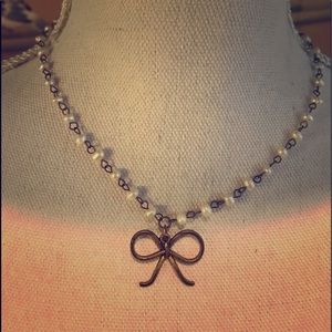 ⭐️Antique Inspired Bow Choker w:Adjustable Clasp⭐️